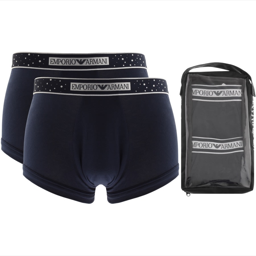 Alternative Image for ProductEmporio Armani Underwear 2 Pack Trunks Navy1